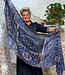FAIRTRADE Sjaal met print en borduursel van pure merino MEDINA