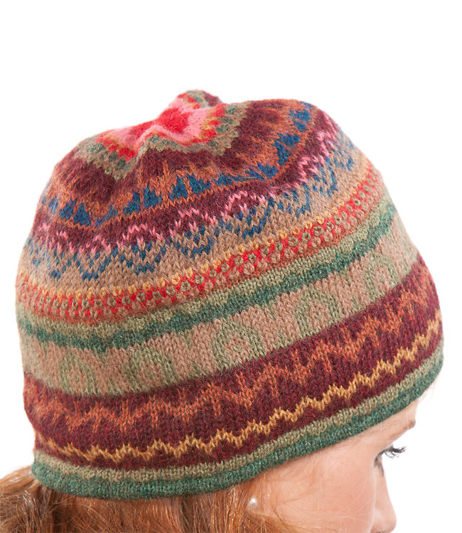 APU KUNTUR gevoerde wollen BEANIE muts 100% alpaca LUNA