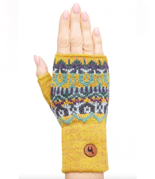 APU KUNTUR polswarmers ANDES van 100% baby alpaka alpaca