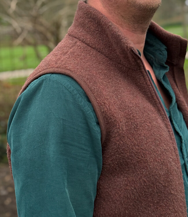 ENGEL NATUR wollen BODYWARMER wolfleece HEREN KANEEL
