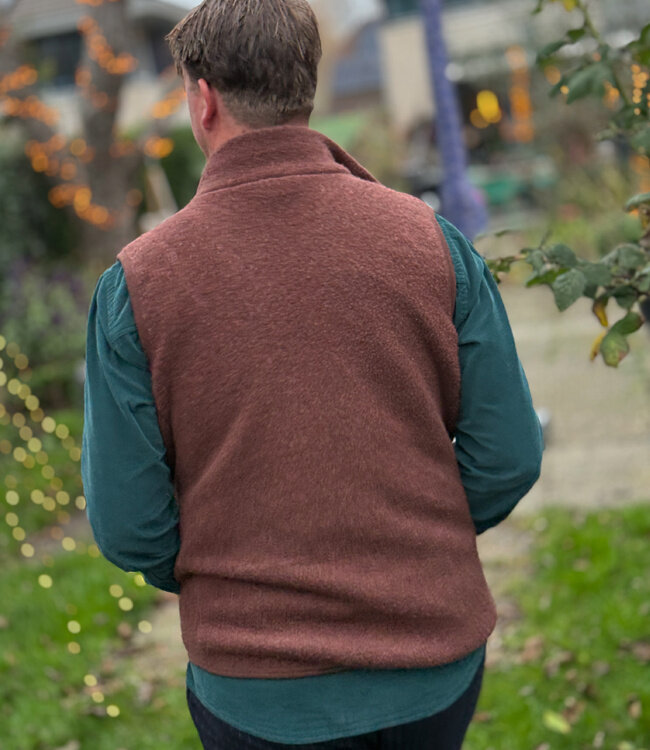 ENGEL NATUR wollen BODYWARMER wolfleece HEREN KANEEL