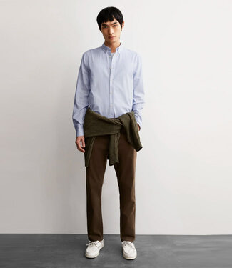 ARMEDANGELS ARMEDANGELS gestreept overhemd QUAASA BLUE WHITE