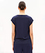 ARMEDANGELS loose fit shirt JILAANA NAVY van tencel