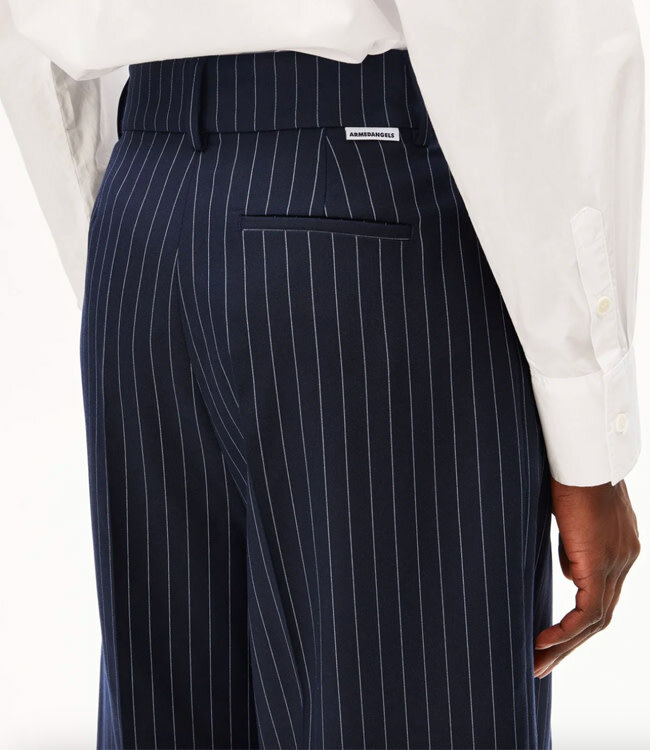 ARMEDANGELS high waist pantalon KAAYUA STRIPES ecovero