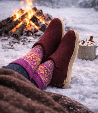 Glerups GLERUPS wollen sloffen pantoffels LAARS BIET