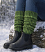 DE COLORES 100% baby alpaca BEENWARMERS TWO TONE groen 66