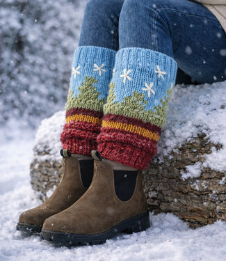 HIMALAYA wollen beenwarmers WINTER LIGHT BLUE