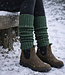 DE COLORES beenwarmers baby alpaca BOS GROEN 66 - 40 cm