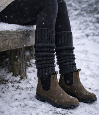 De Colores DE COLORES beenwarmers baby alpaca ANTRACIET 14  - 40 cm