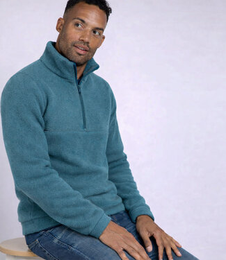 Reiff REIFF Wolfleece schipperstrui met rits heren SEA