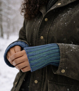 De Colores DE COLORES Polswarmers 100% baby alpaca TWO TONE STORM 87