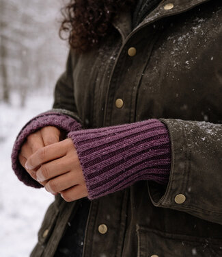 De Colores DE COLORES Polswarmers 100% baby alpaca TWO TONE ROZE 55