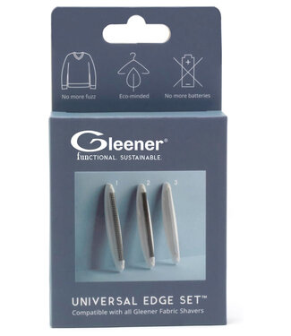 GLEENER GLEENER vervangende opzetstukken voor pluizenkam (set van 3) grof, medium & fijn