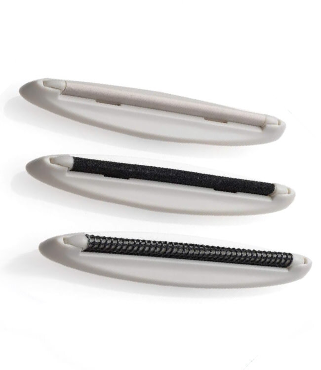 GLEENER vervangende opzetstukken voor pluizenkam (set van 3) grof, medium & fijn