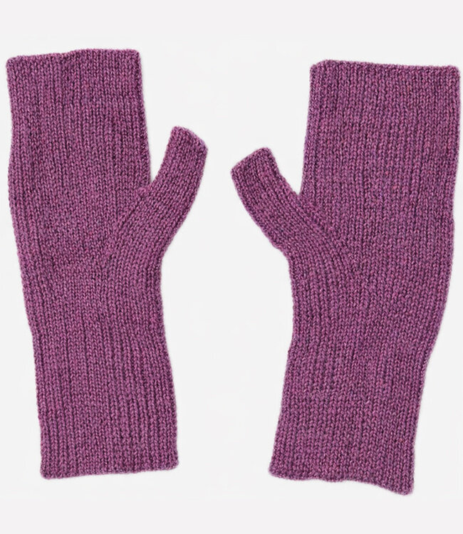 DE COLORES vingerloze handschoen baby alpaca ROZE 55