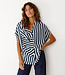 SKFK geplooide blouse KAUA STRIPES van ecovero