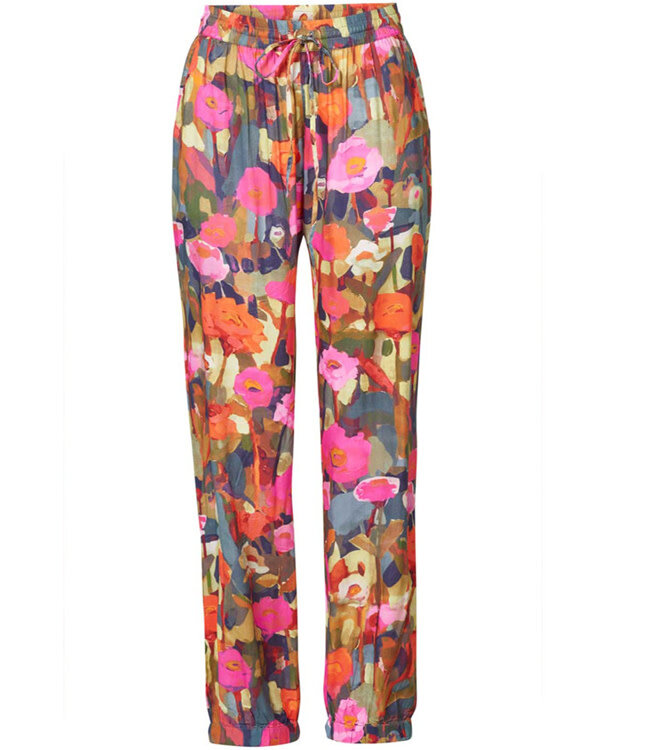 HIMALAYA broek RONJA POPPY met print van modal