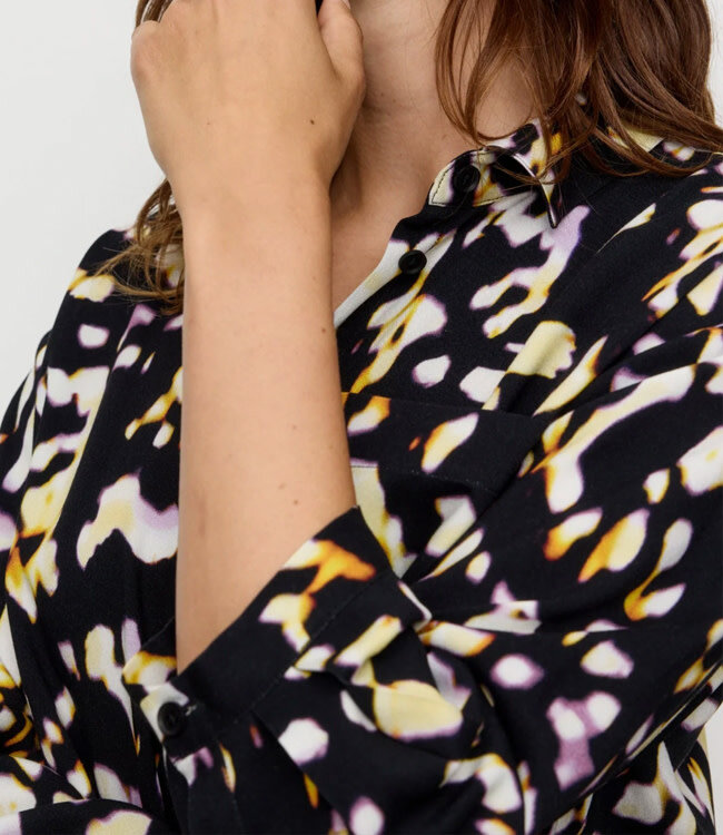 RECOLUTION Blouse met print CYPRES BLURRY van ecovero