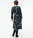 GIVN midi tencel jurk ANISA FLOWERS met wijde mouwen