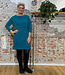 MADNESS tuniek jurk MIES TEAL biologische wol en katoen