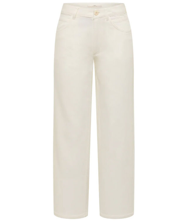 LANIUS twill broek TESS WHITE biologisch katoen