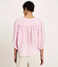 LANIUS blouse met plooien VERENA ORCHID van ramie