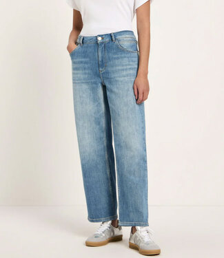 Lanius LANIUS mid waist relaxed jeans GOIA STONEWASH biologisch katoen