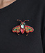 FAIRTRADE broche VUURVLIEG met pailetten en kralen