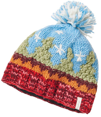 HIMALAYA wollen muts WINTER LIGHT BLUE met katoenen voering