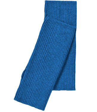 HIMALAYA effen wollen polswarmers BLUE merino cashmere
