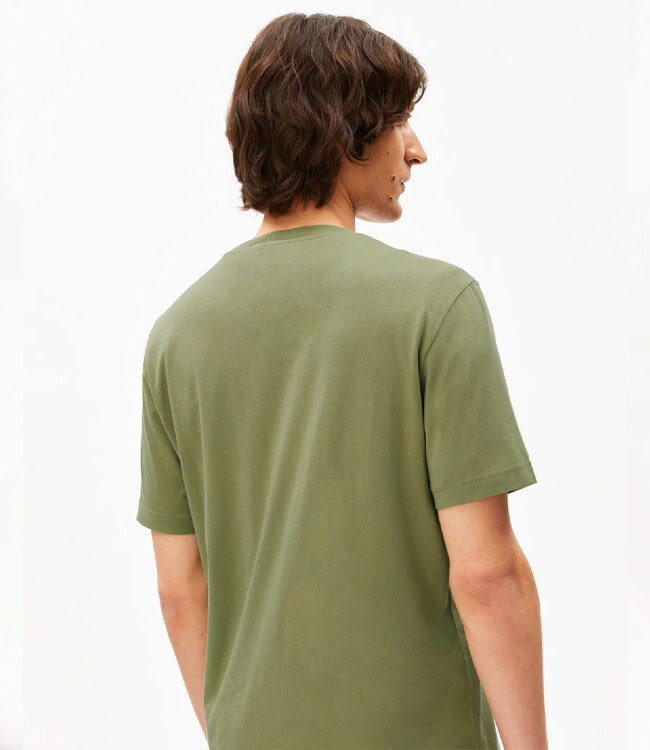 ARMEDANGELS Basic shirt JAAMES GREEN biologisch katoen