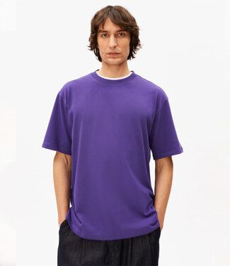 ARMEDANGELS ARMEDANGELS shirt MAARKOS PURPLE biologisch katoen