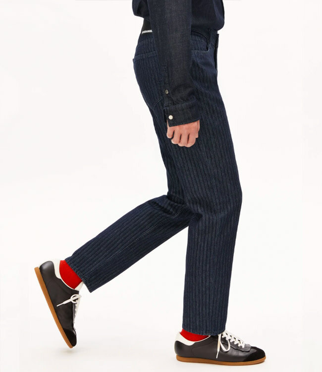 ARMEDANGELS broek MAAKX HERRINGBONE biologisch katoen