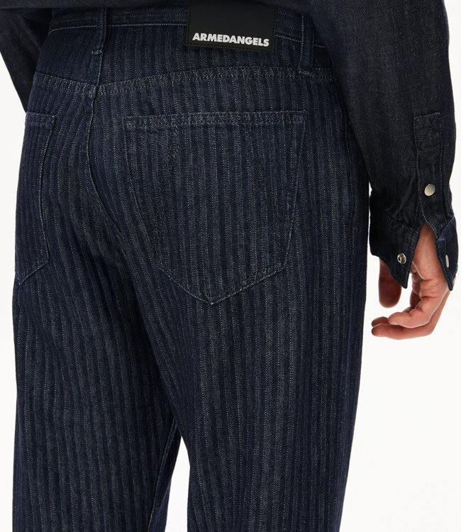 ARMEDANGELS broek MAAKX HERRINGBONE biologisch katoen