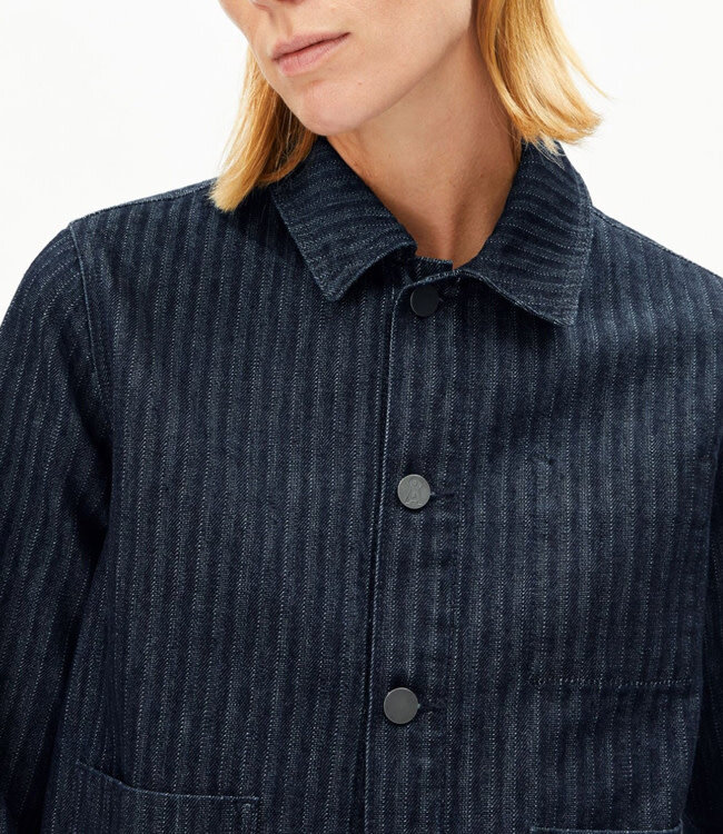 ARMEDANGELS Spijkerjas MINA HERRINGBONE biologisch katoen