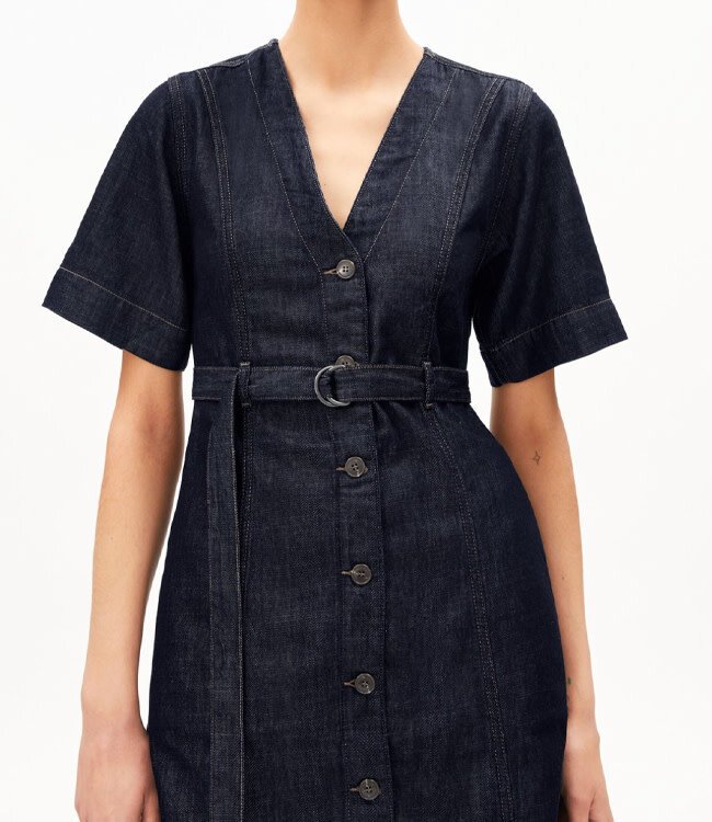 ARMEDANGELS spijker jurk TANJA DENIM katoen en tencel