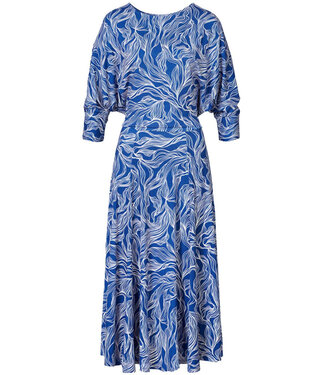 HIMALAYA batwing jurk MAIA BLUE met print van ecovero