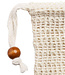 TRANQUILLO sisal zeepzakje met houten kraal ZERO WASTE