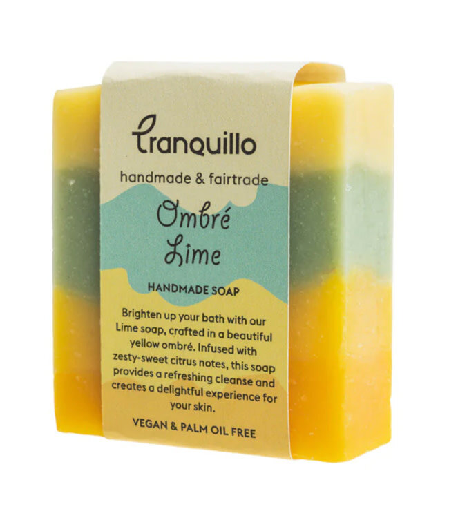 TRANQUILLO zeep OMBRE LIME 100 gr ZERO WASTE