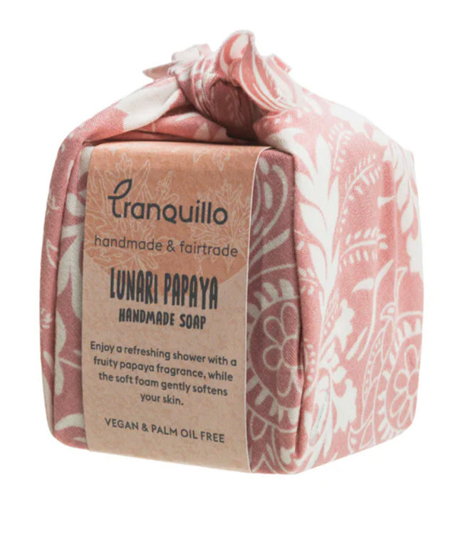 TRANQUILLO blok zeep PAPAYA 120 gr ZERO WASTE