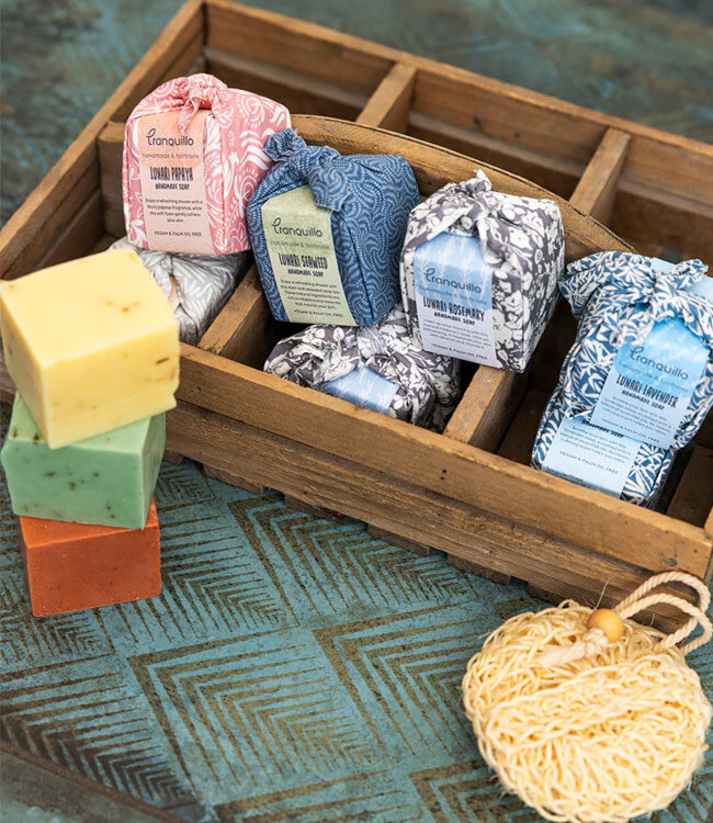 TRANQUILLO blok zeep PAPAYA 120 gr ZERO WASTE