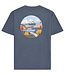 T-shirt met print CAMPING INDIGO biologisch katoen KCA
