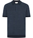 Gebreide polo JAN NIGHT MELANGE biologisch katoen KCA
