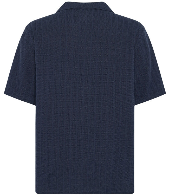 Overhemd korte mouw STRUCTURE NIGHT biokatoen KCA