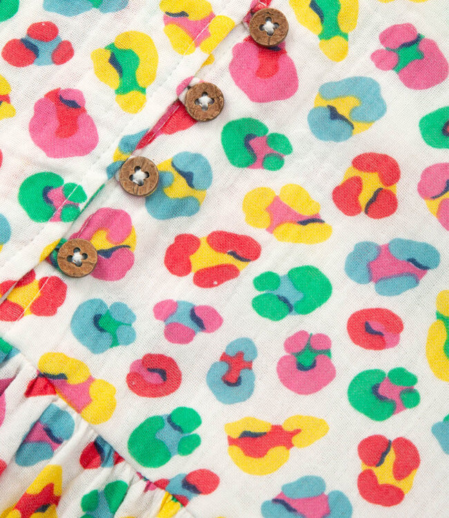 KITE mousseline jurk BOBBIE LEO biologisch katoen