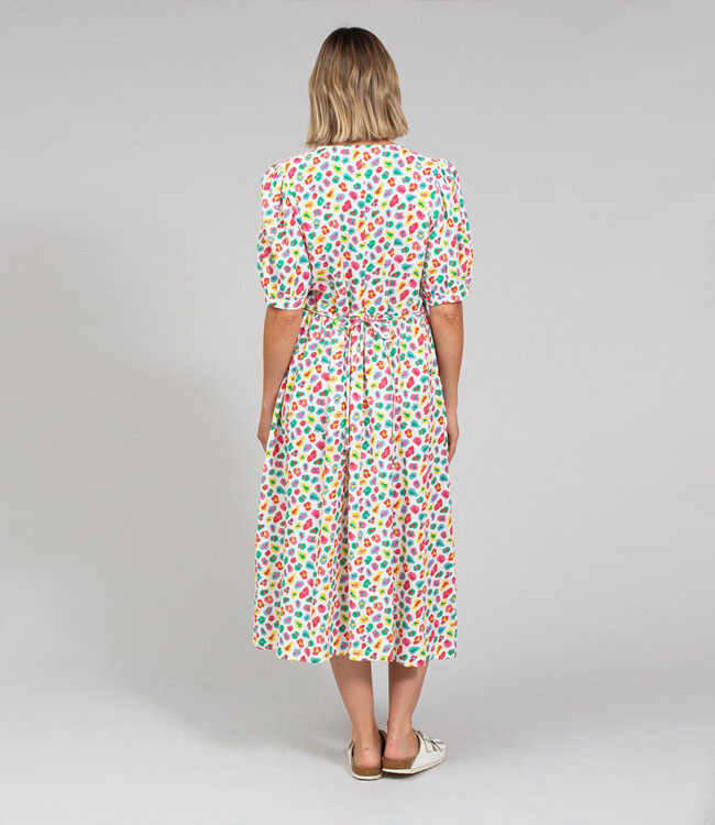 KITE mousseline jurk BOBBIE LEO biologisch katoen