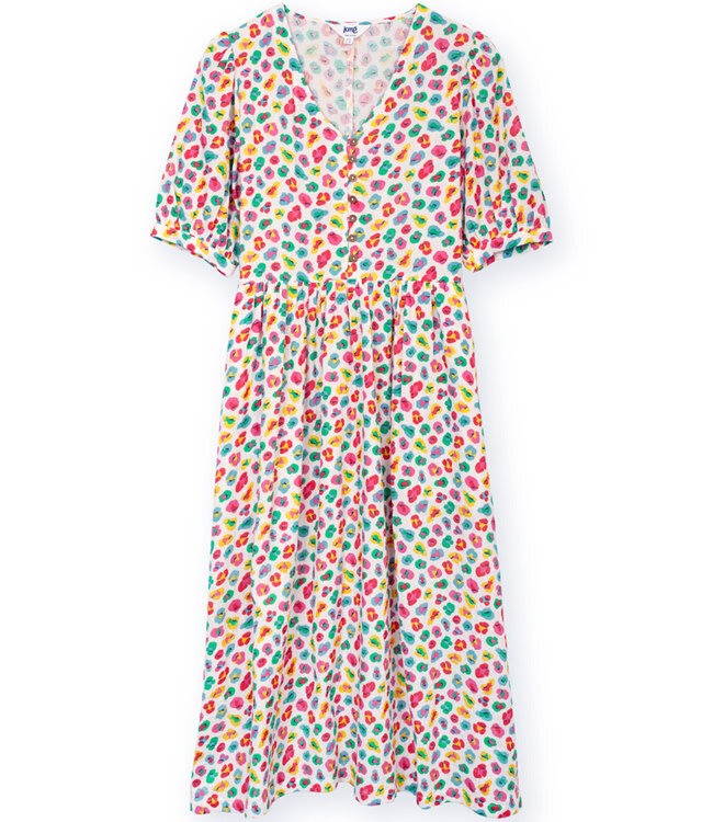 KITE mousseline jurk BOBBIE LEO biologisch katoen