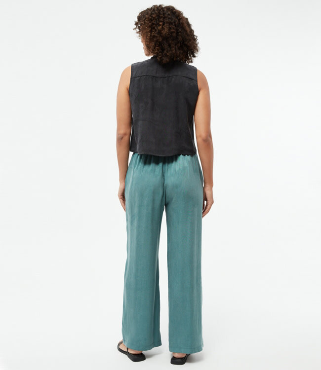 GIVN wijde pantalon broek MARLAN GREEN ecovero