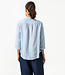 LIVING CRAFTS linnen gestreepte blouse PAM BLUE