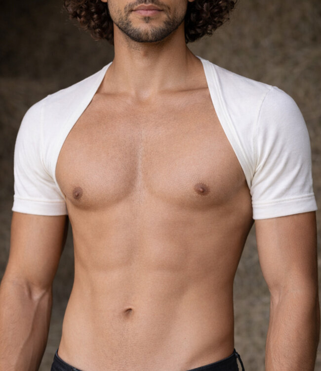 HOCOSA wollen Schouderwarmer van biologische wol zijde UNISEX